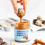 CINNAMON, 
HAZELNUT & ALMOND BUTTER